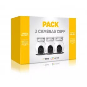 Pack de 3 caméras EZVIZ C8PF