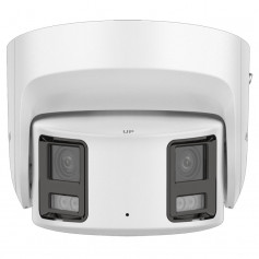 Caméra panoramique 4K 180° ColorVu+X avec micro et alarme Hikvision DS-2CD2387G2P-LSU/SL vision couleur la nuit 30 mètres